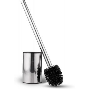 KAL-Balai Toilette Wc,Balayette Wc Avec Porte-Balai En Acier Inoxydable, Brosse Toilettes Wc Silicone,Brosse De Toilette,Brosse Wcforme Club De Golf Avec Porte-Brosse Inox - Neuf