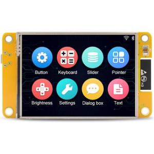 Esp &Eacute;cran,2,8'' 240X320 Esp &Eacute;cran Tft Module,Esp Wifi Et Module Bluetooth,Carte De D&eacute;veloppement Double Coeur,Fr&eacute;quence 240 Mhz,Compatible Avec Arduino/Lvgl - Neuf