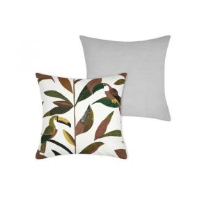 Housse De Coussin 40 X 40 Cm Rio Toucan - Neuf