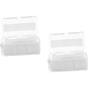 Kal-Porte-Montre En Plastique Transparent ¿ Boîte Pour Montres De Voyage ¿ Trousse Compacte Pour Protection Et Stockage, 2 Pièces, Idéale Pour Les Montres Et Accessoires, Transparent, 12x6.7cm - Neuf