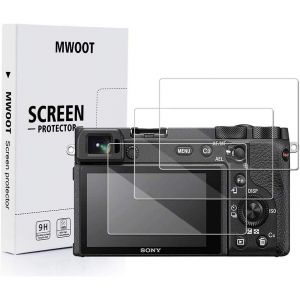 Lot de 3 Protecteur en Verre Trempé pour Sony Alpha A6600 A6000 A5000 A6300 NEX-7 NEX-3N NEX-5 NEX-6L Anti Rayures Vitre de Protection - Neuf