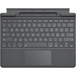 Clavier Bluetooth À Pavé Tactile Italien Pour Microsoft Surface Pro 11/ Pro 10/ Pro 9/ Pro 8/ Pro X, Qwerty Clavier Type Cover Sans Fil Mince Avec Support De Stylo (Sans Chargement), Gris - Neuf