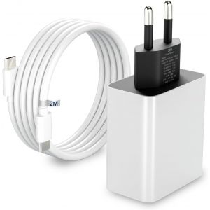 Eryi-Google Pixel 30w Usb-C Fast Charger, 2m Usb-C Charging Cable For Google Pixel 8 Pro 8 6a 7a 7 Pro 7 Pixel 6 Pro 6 5a 5 4 4xl 3a 3xl 2xl Compatible Avec Samsung Xiaomi Huawei 2m Cable - Neuf