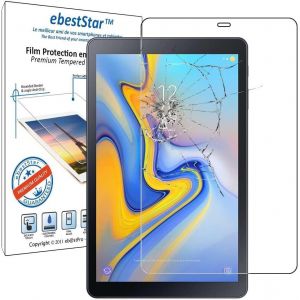 - Verre Tremp&eacute; Compatible Avec Samsung Galaxy Tab A 10.5 (2018) T590 T595 Film Protection Protecteur Anti Casse, Anti-Rayure, Pose Sans Bulles [Appareil: 260 X 161.1 X 8.0mm, 10.5''][Z764] - Neuf