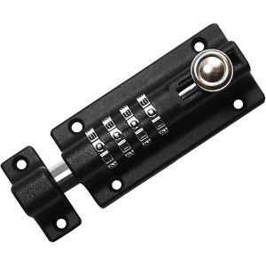 Serrure &agrave; combinaison coulissante &agrave; 4 chiffres avec code personnalis&eacute; - Neuf