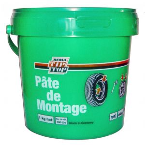 Pate De Montage A Pneu Seau De 1kg - Blanche - Neuf