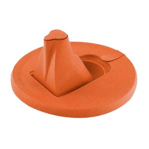 Couvercle De Bidon De Peinture Avec Bec Pliable Fournitures De Coul&eacute;e De Peinture Orange Bec R&eacute;tractable Pour Le Stockage De La Peinture Remplacement Robuste - Neuf