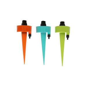 Piquets d'arrosage automatique pour plantes d'int&eacute;rieur et d'ext&eacute;rieur, syst&egrave;me d'irrigation goutte &agrave; goutte, lot de 4 - Neuf