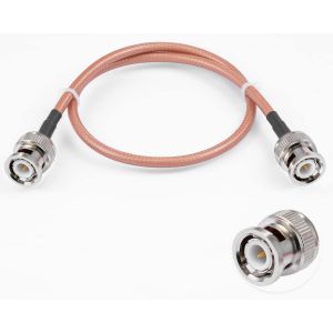 C&acirc;ble M&acirc;le vers M&acirc;le 50ohm M&acirc;le vers M&acirc;le RG400 RF Coaxial Pigtail Jumper Cable 20 "/ 50cm pour Antennes RF Ham Radio Handheld - Neuf