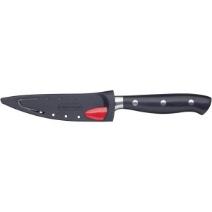 Masterclass - Petit Couteau De Cuisine Avec &Eacute;tui Aiguiseur Int&eacute;gr&eacute;, Acier Inoxydable, 11 Cm, Black - Neuf