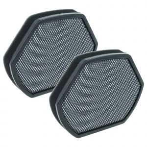 vhbw 2x filtre compatible avec Bosch BGS 2UPWER1/11, 2UPWER2/11, 2UPWER3/11 aspirateur - Filtre en mousse noir - Neuf