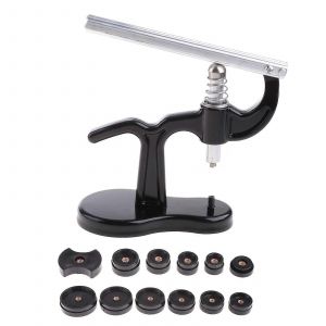 Horloger Outil Montre Presse Arrière Pour Fermoir Verre Cristal Réparation Matrices - Neuf