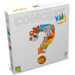 Sansh-- Concept Kids: Animaux, Jeu De Table, 2-12 Joueurs, 4+ Ans, Edition En Italien - Neuf