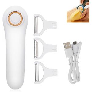 lbgwp60-Éplucheur Électrique De Pommes De Terre,Éplucheur De Pommes De Terre Électrique,Eplucheur Electrique Fruits Et Legumes,Éplucheur Électrique De Fruits Et Légumes, Éplucheur Électrique Usb Rech - Neuf