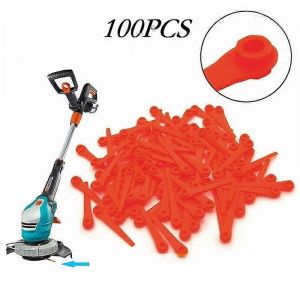 100 pieces de rechange pour lames de tondeuse a gazon Gardena 9823, 9825, 9820, 9821, 9828, 9829, 8840, 8841, 2417 - Neuf