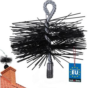 QUSA-Balai De Cheminée En Plastique 125 Mm Plewa Céramique Acier Inoxydable Tube Brosse À Suie Brosse De Cheminée En Acier Inoxydable Nettoyeur De Cheminée - Neuf