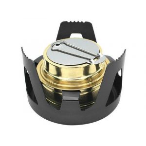 Mini R&eacute;chaud &Agrave; Alcool Pour Camping Avec Support &iquest; &Eacute;quipement De Cuisine D'ext&eacute;rieur Portable - Neuf
