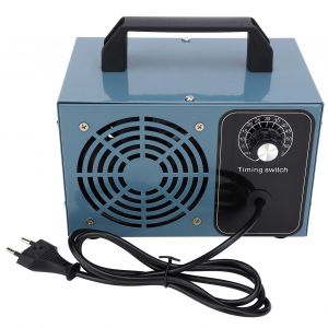 XYONG Generateur d'ozone, petit purificateur d'air portable, purificateur d'air d'interieur, bleu, avec minuterie, prise UE 220 V, 5 g/h - Neuf