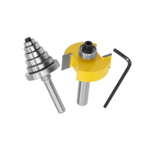 Fraise &agrave; rainurer de 8 mm avec 6 roulements pour les coupes de bois - Neuf