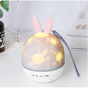 Projecteur De Ciel Étoilé Enchanteur : Veilleuse Led Rotative À 360° Avec Musique Pour Chambres D'enfants - Neuf