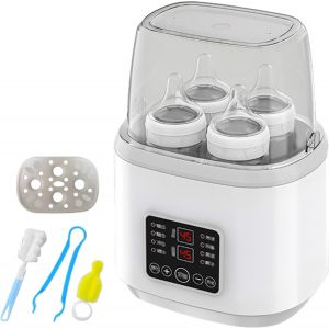 Baby Bottle Warmer,8 In 1 Sterilizer For Bottles,Fast Bottle Warmers,Fast Bottle Warmers,Bottle Warmers And Defrosting,Bpa Free,With Lcd Display - Neuf