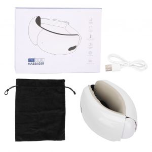 Masseur Oculaire Electrique A Air Comprime, Compresse Chaude, Vibration, Appareil De Massage Oculaire Avec Musique - Neuf