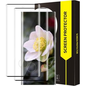 Kal-Lot De 2 Films De Protection D'écran En Verre Blindé Pour Samsung Galaxy S22 Ultra 5g, Dureté 9h, Sans Bulles, Toucher Sensible, Couverture Complète 3d, 0,33 Mm, Film De Protection D'écran - Neuf