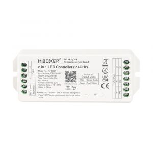 Milight Miboxer 2,4 Ghz Contrôleur Led 2 En 1 Dc12v-48v Haut Rendement Max. 20a, Pwm Haute/Basse Fréquence, Support Variateur Push, Fut035p+ - Neuf