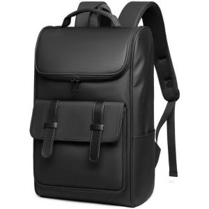 Sac a Dos Homme d'Affaire Ordinateur 15.6 Pouces Sac a Dos Femme Elegant Imperm&eacute;able pour Coll&egrave;ge Travail Voyage-Noir - Neuf