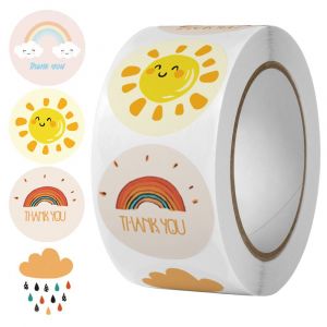 ¿1000 Pièces¿Merci Étiquette de 2,5 cm 2 - Neuf