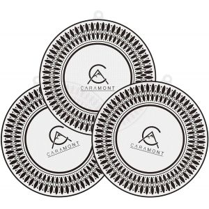 AYUHR-, Lot de 3 Protections Plaque de Cuisson Induction Magnétique en Silicone Antidérapante, Protecteur Anti-Rayures, Tapis Isolé Thermiquement, Réutilisable, Protège la Table de Cuisson,22 Cm - Neuf