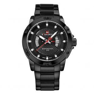 Montre-Bracelet A Quartz Etanche Pour Homme Naviforce (Boitier Noir) - Neuf