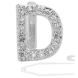 2024 Placage Anglais Lettre D Dents Appareil Cosplay Halloween Fête Dents Décoration BijouxArgent - Neuf