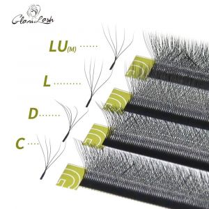 4d5d W Style Fleur Cils Préfabriqués Volume Ventilateurs Extension De Cils Naturel Doux Lumière Cils En Forme De W-0.07mm-C - Neuf
