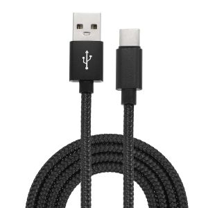 Sansh-Câble De Charge Tressé Usb De Type C, 2,4 A De Type C Vers Usb A, Câble De Transfert De Données Pour Tablette, Téléphone, Lampe De Bureau Led, Drone, Noir-Trahoo - Neuf
