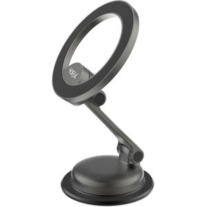 Trahoo-Support Telephone Voiture Magnetique¿Porte Telephone Voiture Aimanté Socles De Téléphone Portable Pour Automobile, 360° Rotation Support Magnetique Voiture Pour Iphone 15 14 13 Samsung - Neuf