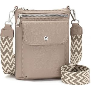 CAUC-Pochette Telephone Portable Petit Sac Bandouli&egrave;re Femme Sacoche Sac a Main Femme Banane - Neuf