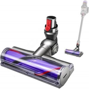 NouvelHorizonstore-T&ecirc;te de Brosse de Remplacement pour Dyson V12 Detect Slim et V10 Digital Slim, avec Nettoyeur &agrave; Entra&icirc;nement Direct Interchangeable et Suceur de Sol &agrave; Turbine pour Sols en Bois Dur - Neuf