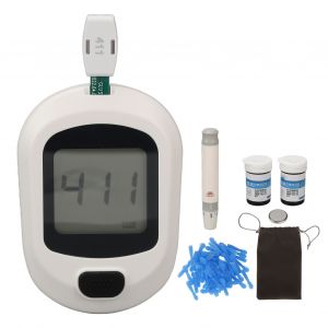 Moniteur De Glycemie, 50 Bandelettes De Test De Glycemie, 50 Lancettes, Kit De Test De Diabete De Haute Precision - Neuf