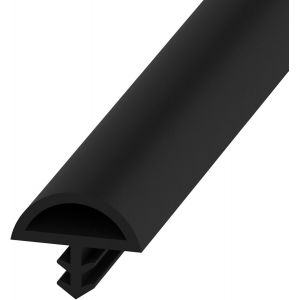Joint de porte d'intérieur-Joint de porte contre les courants d'air-Isolation phonique-Pour portes et fenêtres (noir,12 × 5 mm,10 m) - Neuf