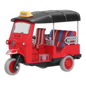 Pull Back Thai Tricycle Simulation Alloy Tuk Tuk Car Model Toy Children Vehicle Toyred - Neuf