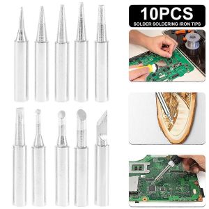 10pcs sans plomb fer à souder pointe de remplacement fer à souder tête de soudage station outil pour hakko atten rapide aoyue - Neuf