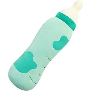 Coussin en peluche 35,4 pouces,lesté étreint Oreiller en peluche,Long coussin,Coussins de sommeil câlins,Oreiller de corps de style bouteille géante (35,4 pouces,bleu) - Neuf