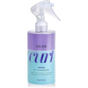 Spray Coiffant Pour Boucles Définies 295ml - Curl Wow Shook Spray Cheveux Bouclés Biphasée - Spray Fixant Cheveux Pour Bouclés Sans Craquement[Z2469] - Neuf