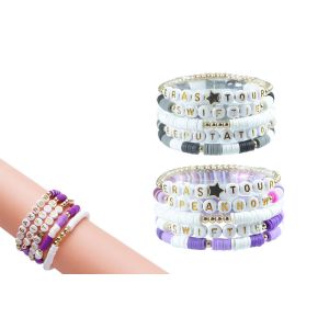 Ensemble De Bracelets D'amiti&eacute; Inspir&eacute;s De Taylor Swift Pour Les Fans De Concerts - 10 Bracelets Perl&eacute;s - Neuf