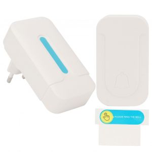 HJLIAN Sonnette sans fil etanche et auto-alimentee avec 35 sons (UE 100 V-230 V) - Neuf