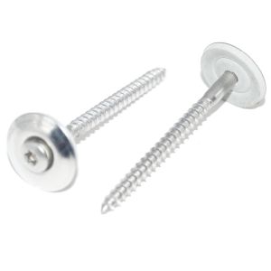CHECARZHN--NO1-Lot De 50 Vis Spengler 4,5 X 20 Mm Avec Rondelle D'Étanchéité Epdm Ø 20 Mm Et Entraînement Tx20 En Acier Inoxydable A2 - Neuf