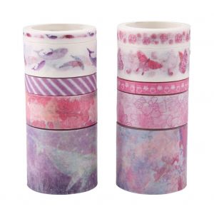 Lot De 10 Rouleaux De Ruban Adhesif Decoratif Pour Scrapbooking, Masquage, Bricolage (C01081) - Neuf