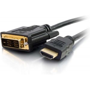 SUBZONAL-Câble vidéo numérique haute vitesse HDMI vers DVI-D, 1 m, câble adaptateur DVI vers HDMI, Full HD 1080p pour PS4, Raspberry Pi, Roku, Xbox One, Blue Ray, DVD, stations d'accueil Dell et plus - Neuf
