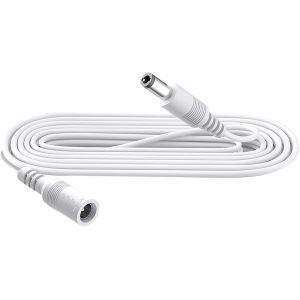 C&acirc;ble d'extension de 1 m, Prise 5,5 mm x 2,1 mm, DC 5 V 6 V 9 V 12 V 24 V pour cam&eacute;ra de vid&eacute;osurveillance, illuminateur Infrarouge, imprimante, Bande LED, Blanc - Neuf